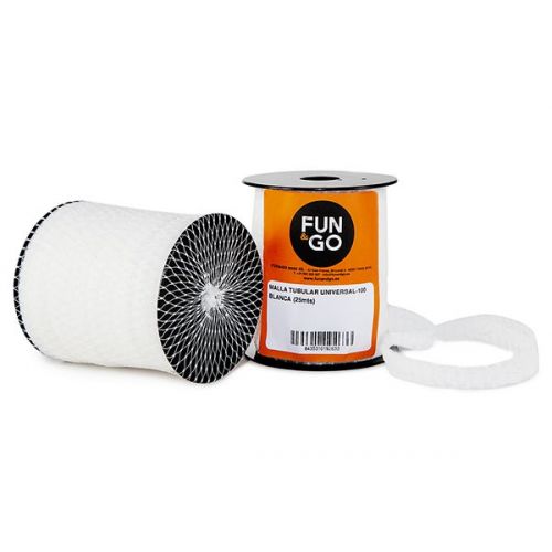 MALLA TUBULAR ENVASADO UNIVERSAL-100 BLANCA (100m)